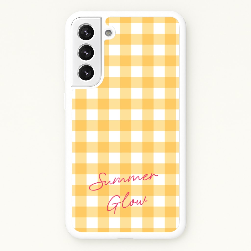 Tartan Summer Glow - Hot Girl Summer Phone Case for Galaxy S21 Plus