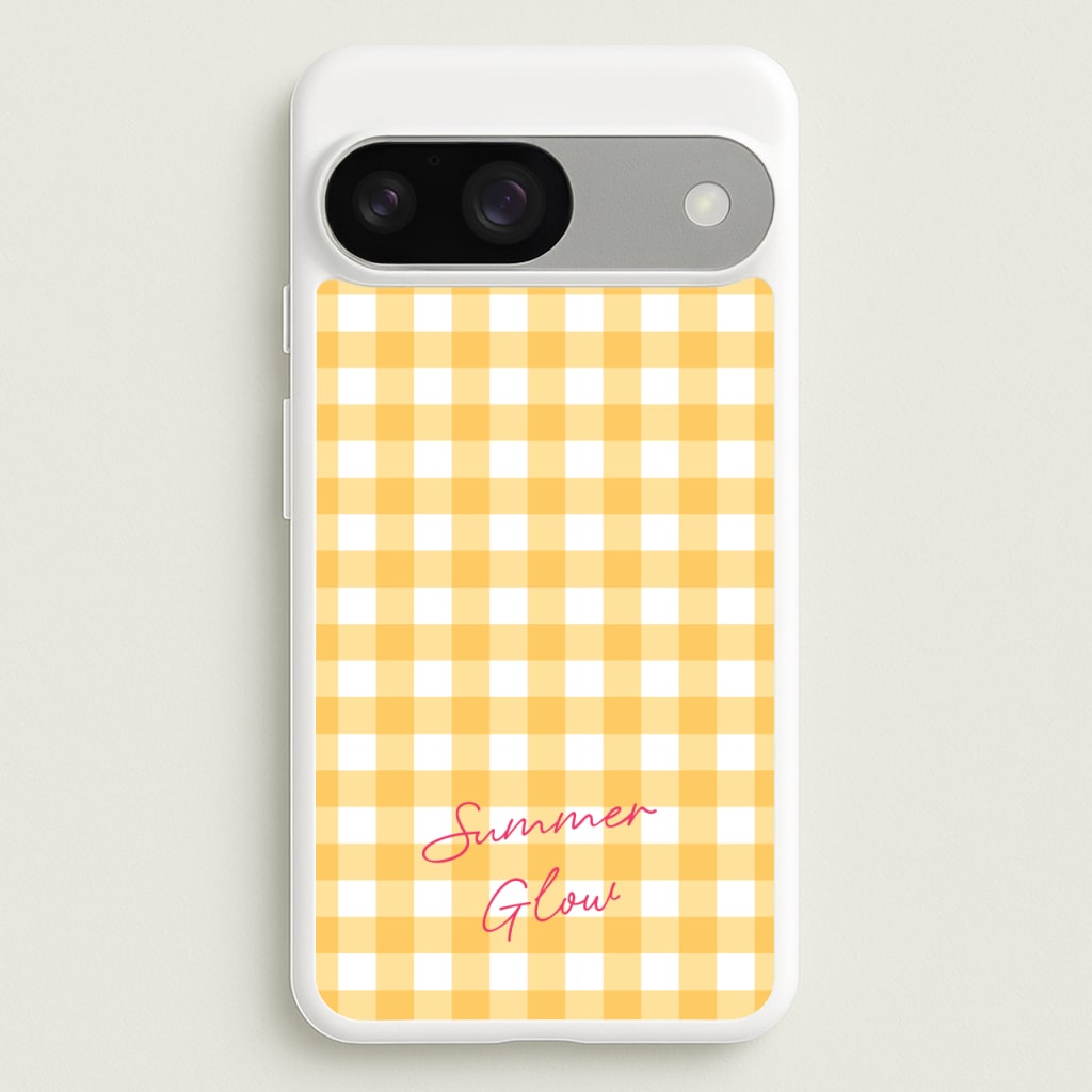 Tartan Summer Glow - Hot Girl Summer Phone Case for Google Pixel 9 / 9 Pro