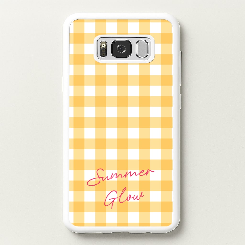Tartan Summer Glow - Hot Girl Summer Phone Case for Galaxy S8