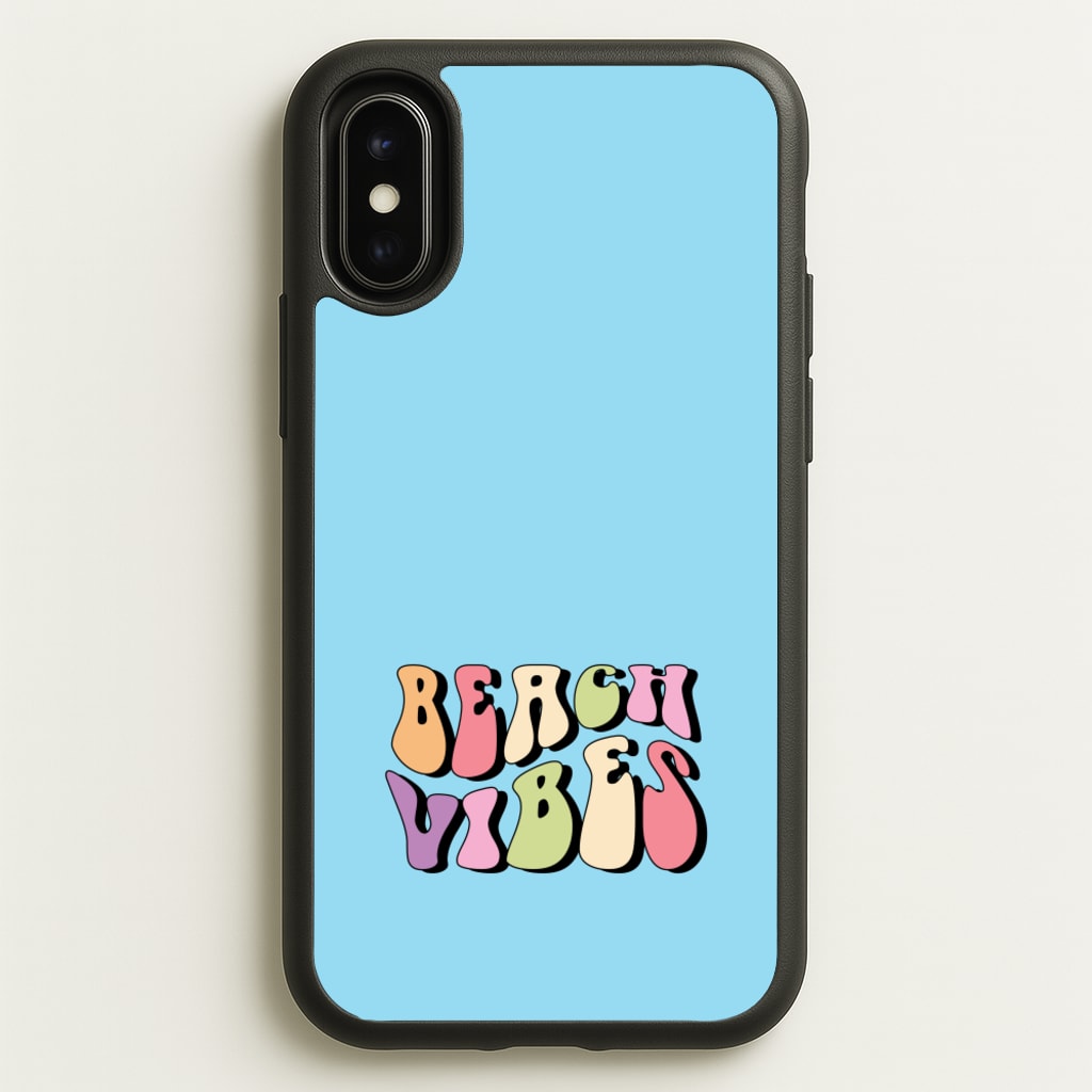 Pastel Beach Vibes - Hot Girl Summer Phone Case for iPhone X / XS