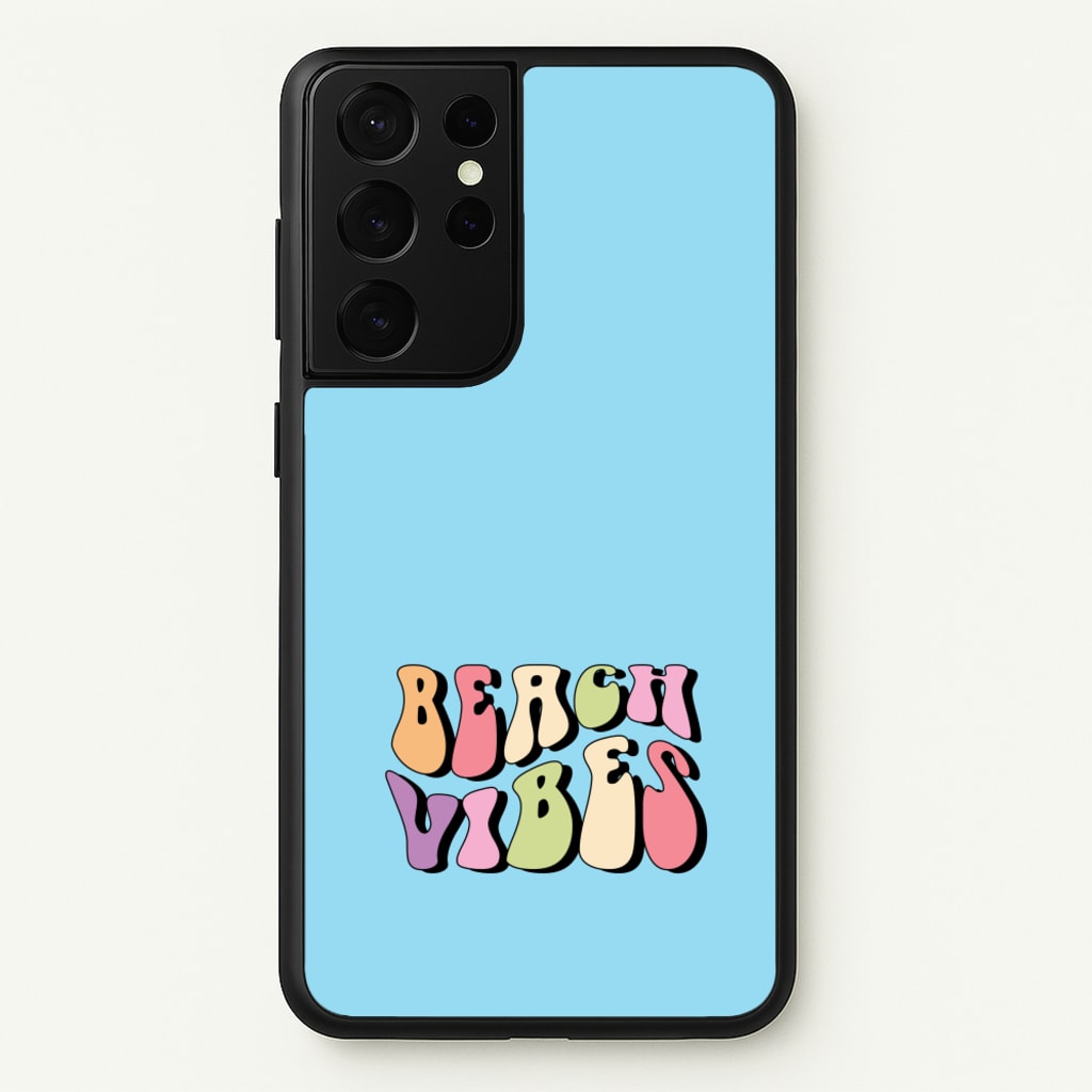 Pastel Beach Vibes - Hot Girl Summer Phone Case for Galaxy S21 Ultra