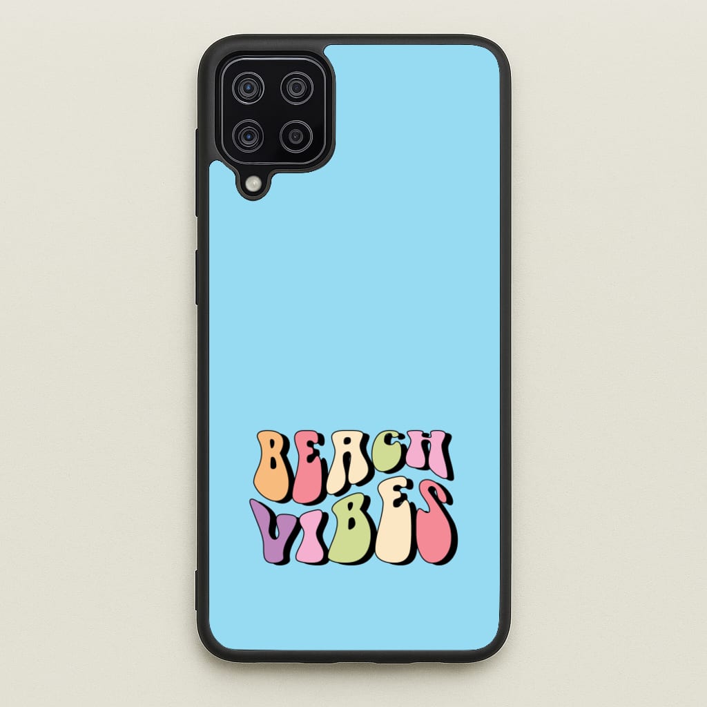 Pastel Beach Vibes - Hot Girl Summer Phone Case for Galaxy A12