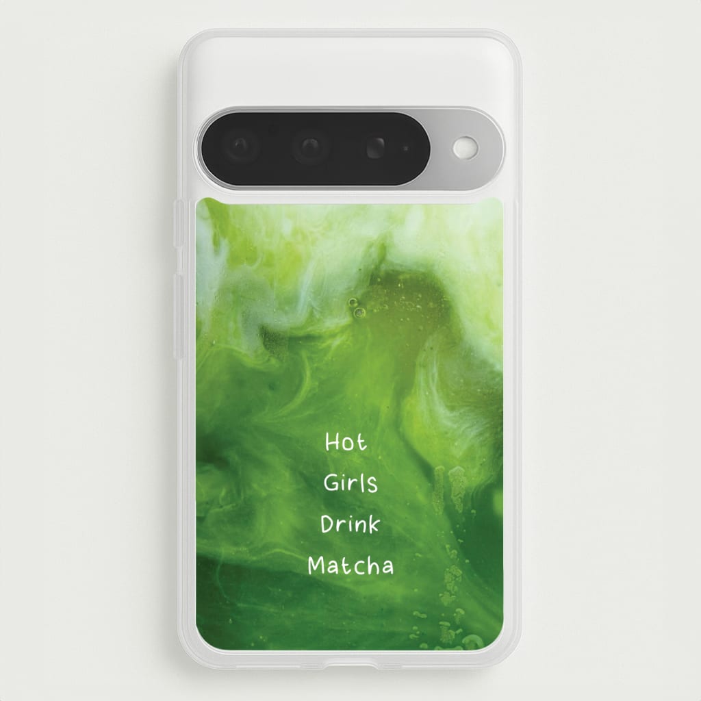 Hot Girls Drink Matcha Phone Case for Google Pixel 10 Pro XL