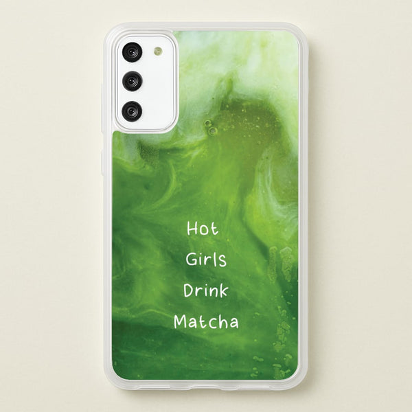 Hot Girls Drink Matcha - Hot Girl Summer Phone Case for Galaxy A41