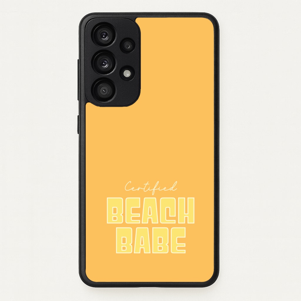 Certified Beach Babe - Hot Girl Summer Phone Case for Galaxy A33
