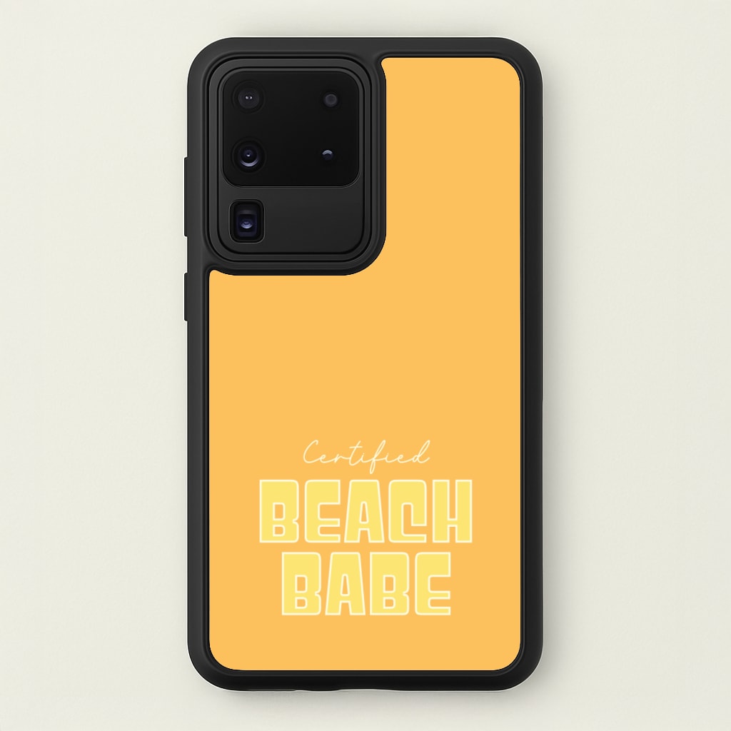 Certified Beach Babe - Hot Girl Summer Phone Case for Galaxy S20 Ultra