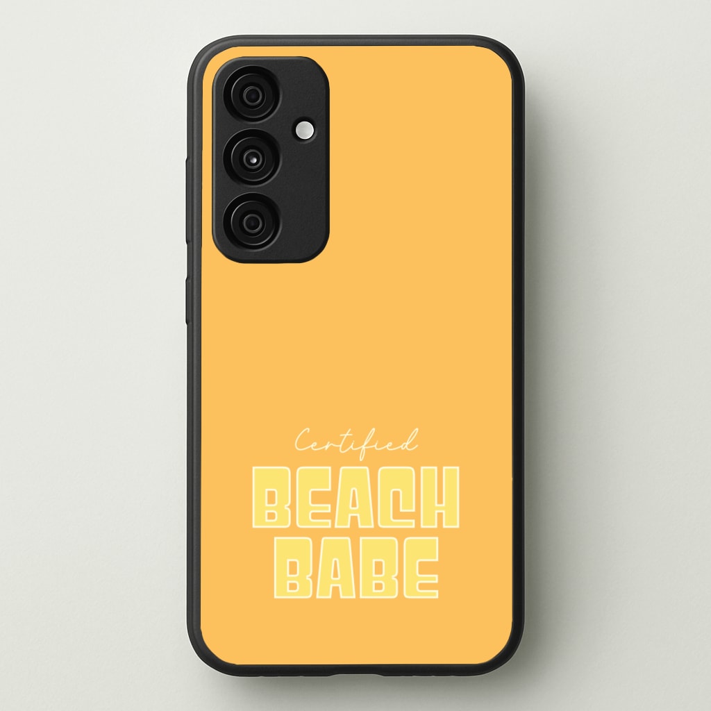 Certified Beach Babe - Hot Girl Summer Phone Case for Galaxy A55