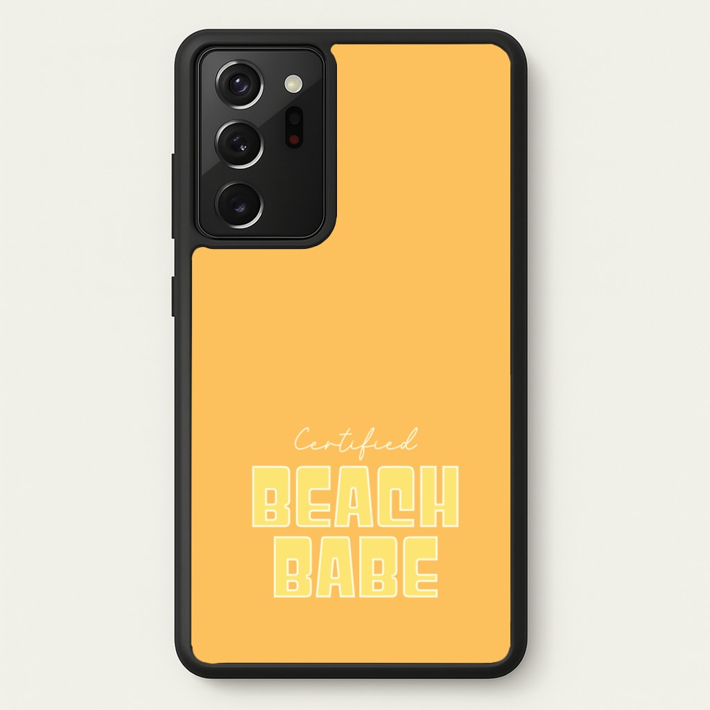 Certified Beach Babe - Hot Girl Summer Phone Case for Galaxy Note 20 Ultra