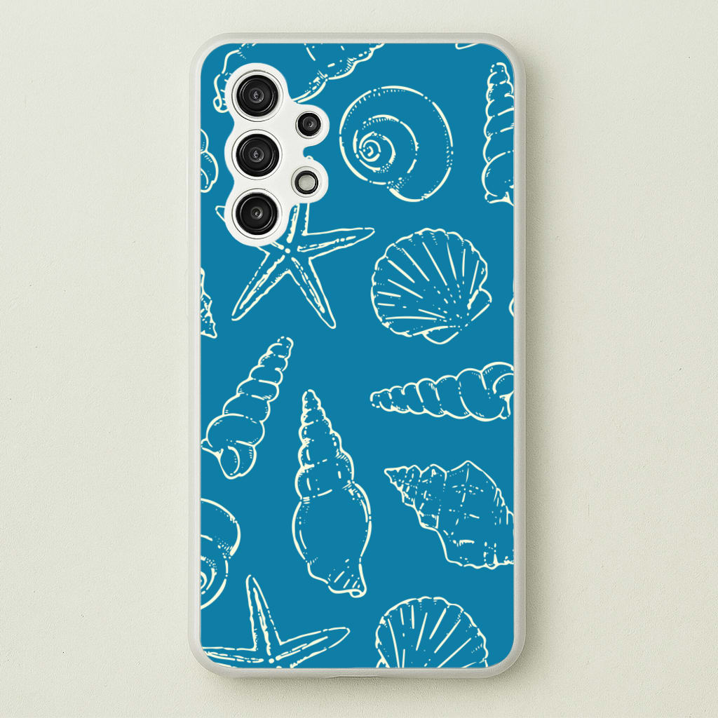 Sketched Shells Pattern  - Hot Girl Summer Phone Case for Galaxy A13