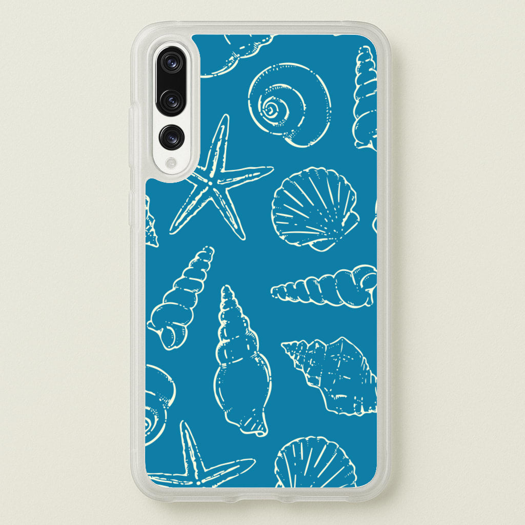 Sketched Shells Pattern - Hot Girl Summer Phone Case for Huawei P20 Pro