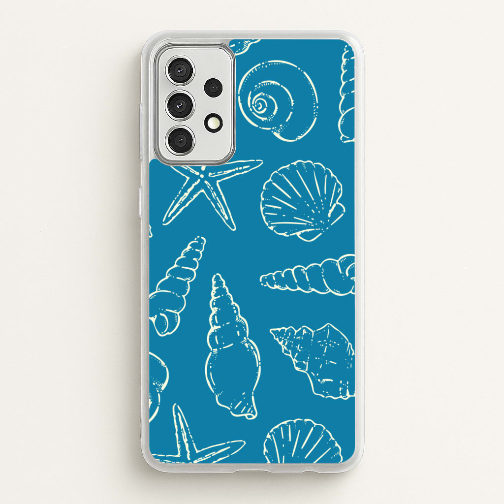 Sketched Shells Pattern - Hot Girl Summer Phone Case for Galaxy A52 / A52s