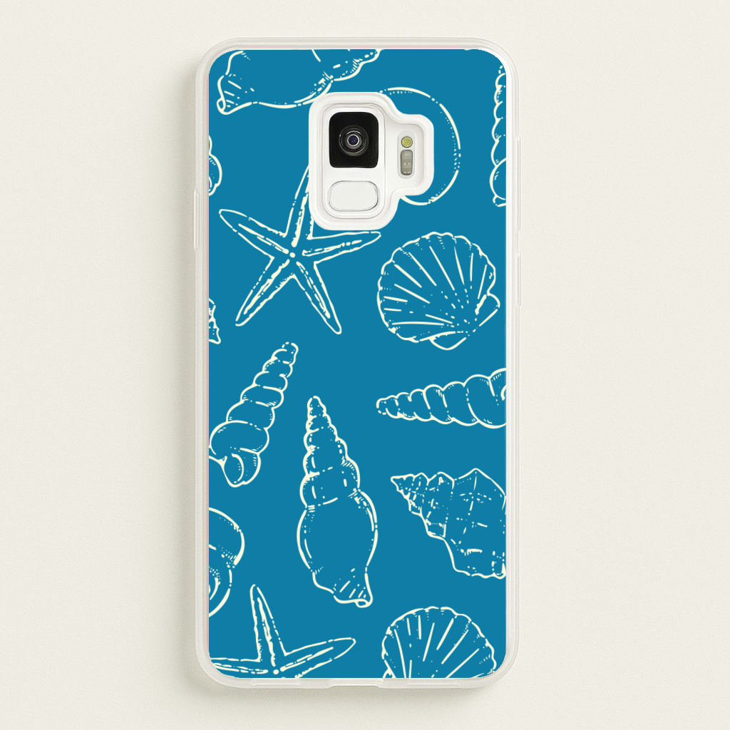 Sketched Shells Pattern - Hot Girl Summer Phone Case for Galaxy S9