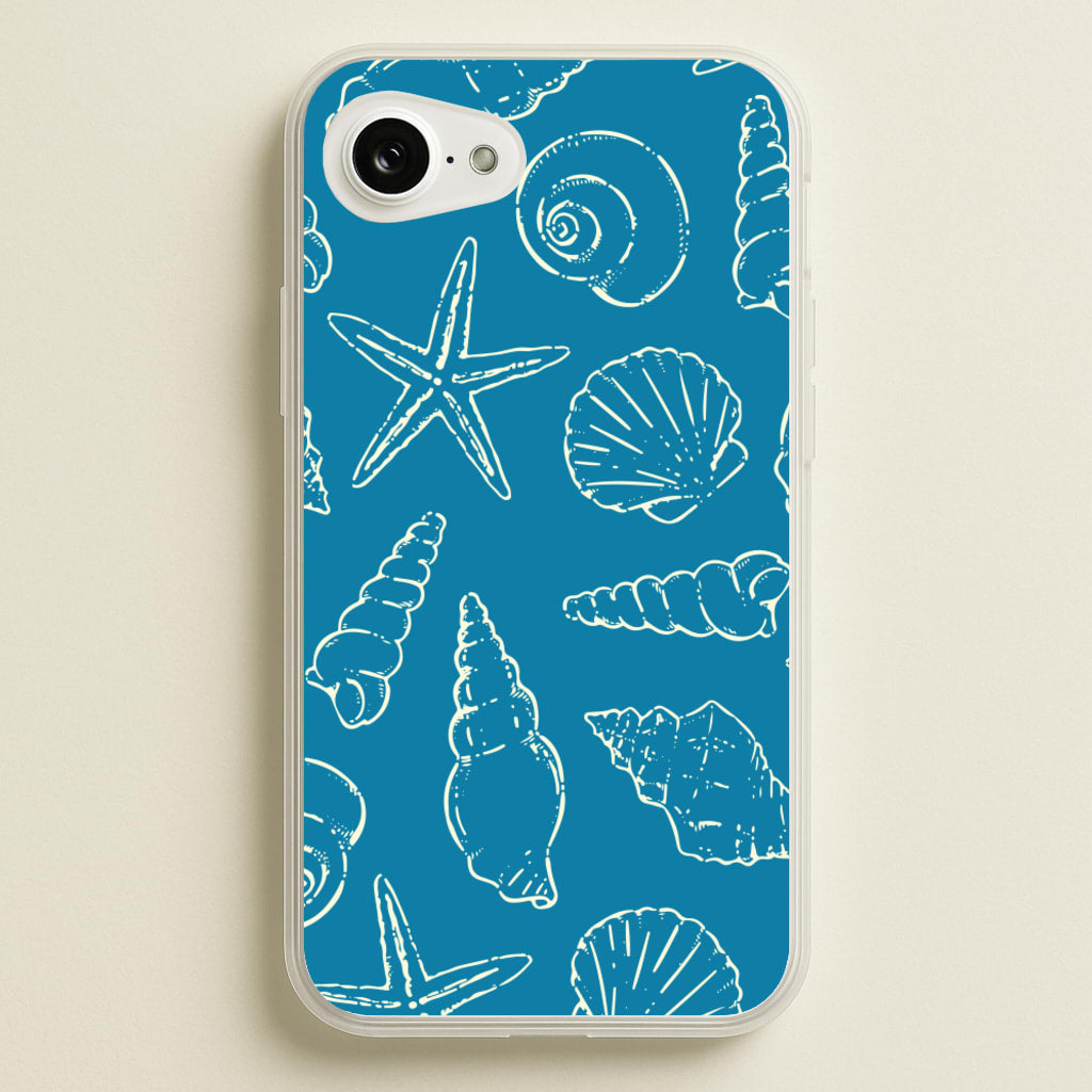 Sketched Shells Pattern - Hot Girl Summer Phone Case for iPhone 16e