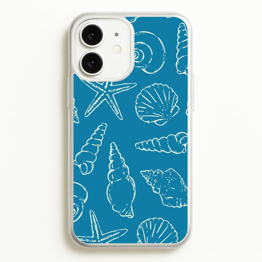 Sketched Shells Pattern - Hot Girl Summer Phone Case for iPhone 11