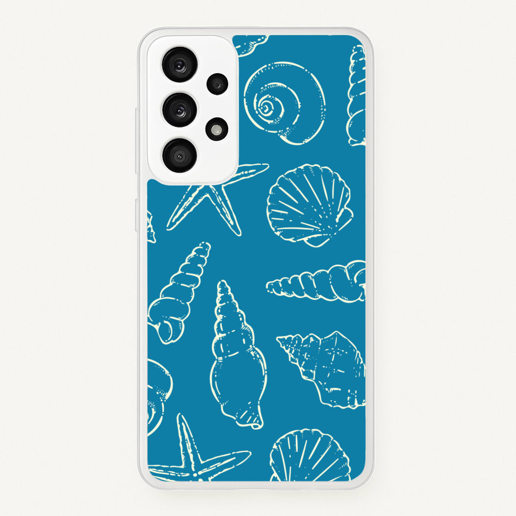 Sketched Shells Pattern - Hot Girl Summer Phone Case for Galaxy A53