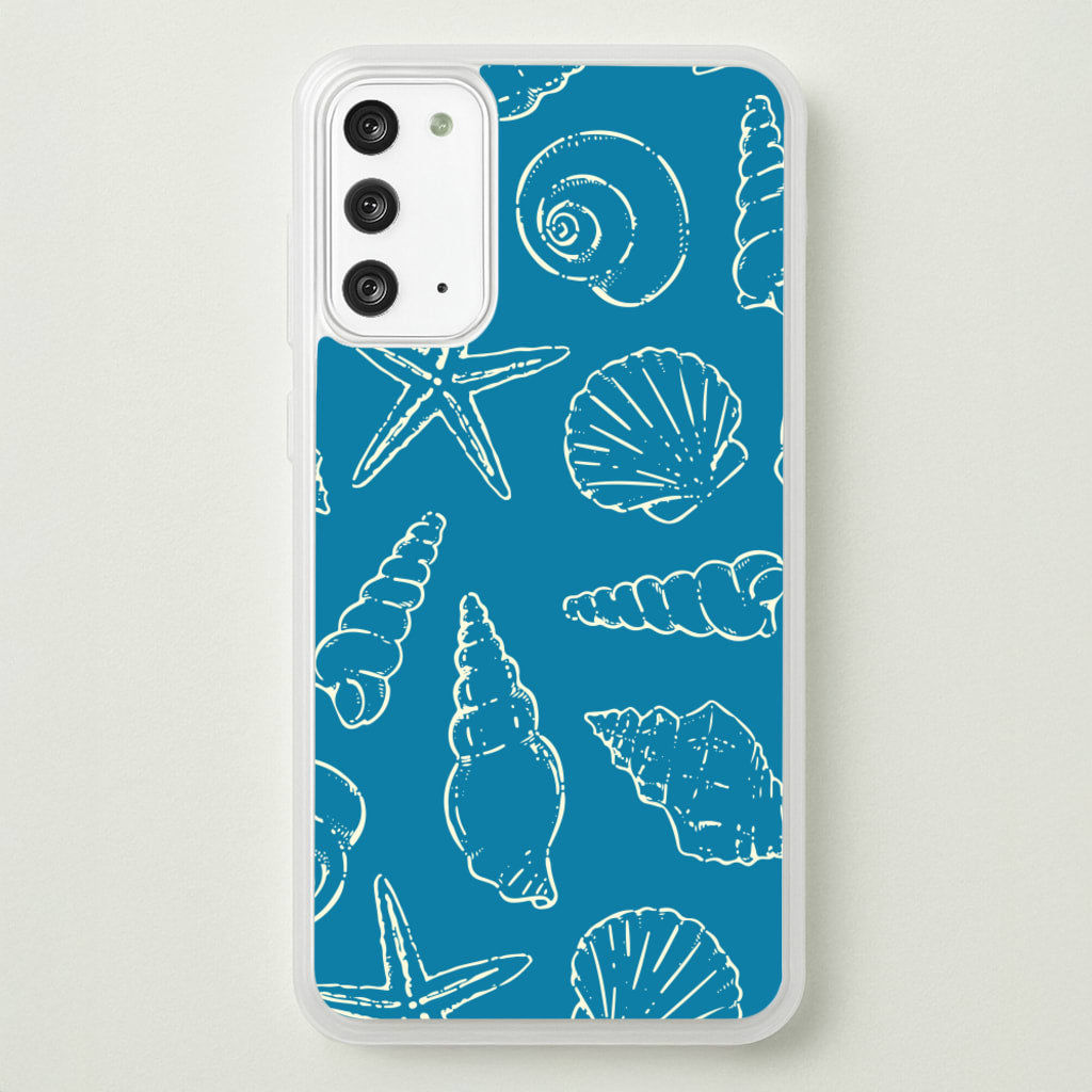 Sketched Shells Pattern - Hot Girl Summer Phone Case for Galaxy Note 20