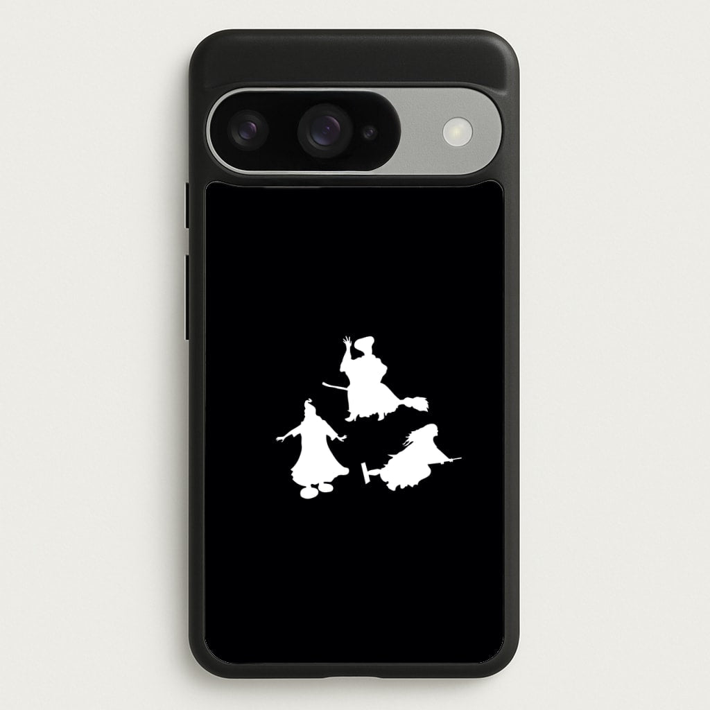 Witches Outline - Hocus Halloween Phone Case for Google Pixel 10 / 10 Pro