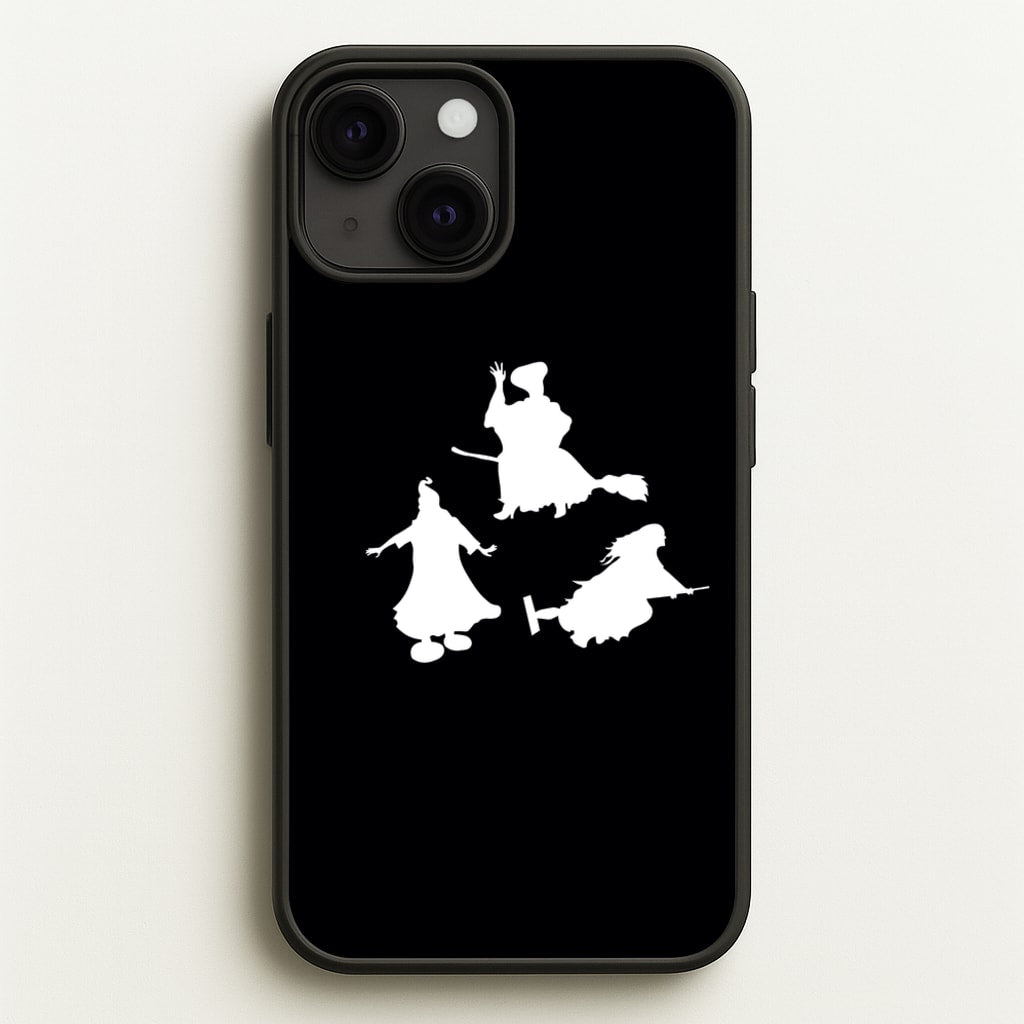 Witches Outline - Hocus Halloween - Halloween Phone Case for iPhone 13 Mini
