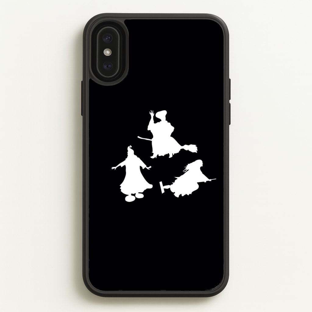 Witches Outline - Hocus Halloween - Halloween Phone Case for iPhone XS Max