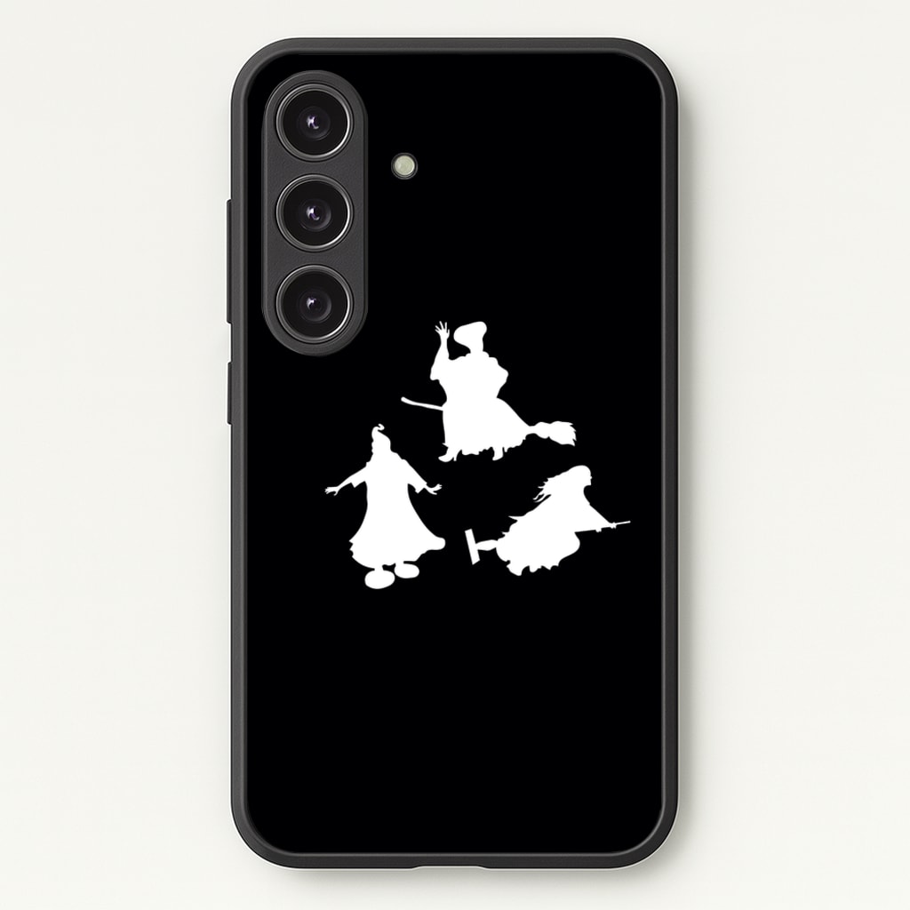 Witches Outline - Hocus Halloween - Halloween Phone Case for Galaxy S24 Plus
