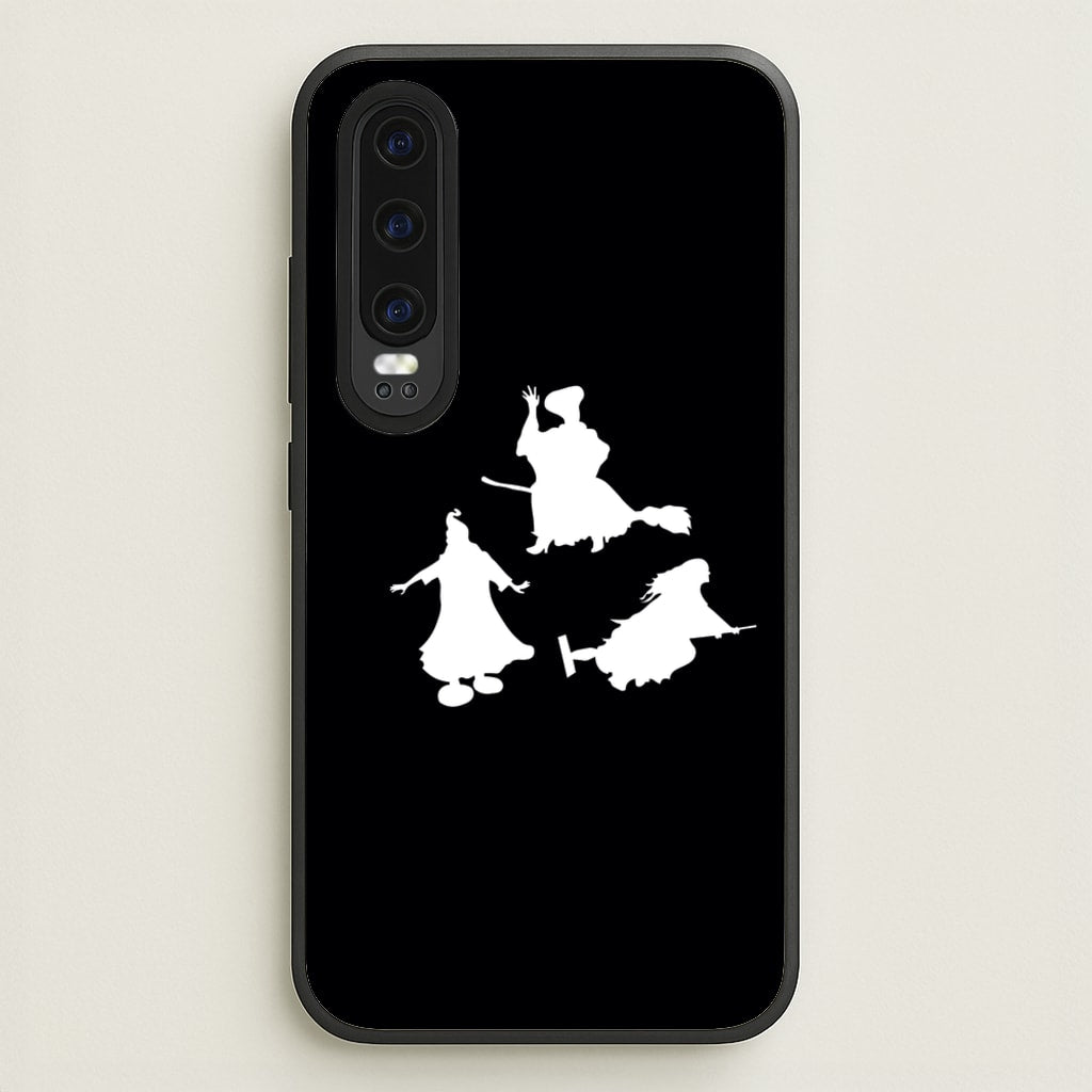 Witches Outline - Hocus Halloween - Halloween Phone Case for Huawei P30