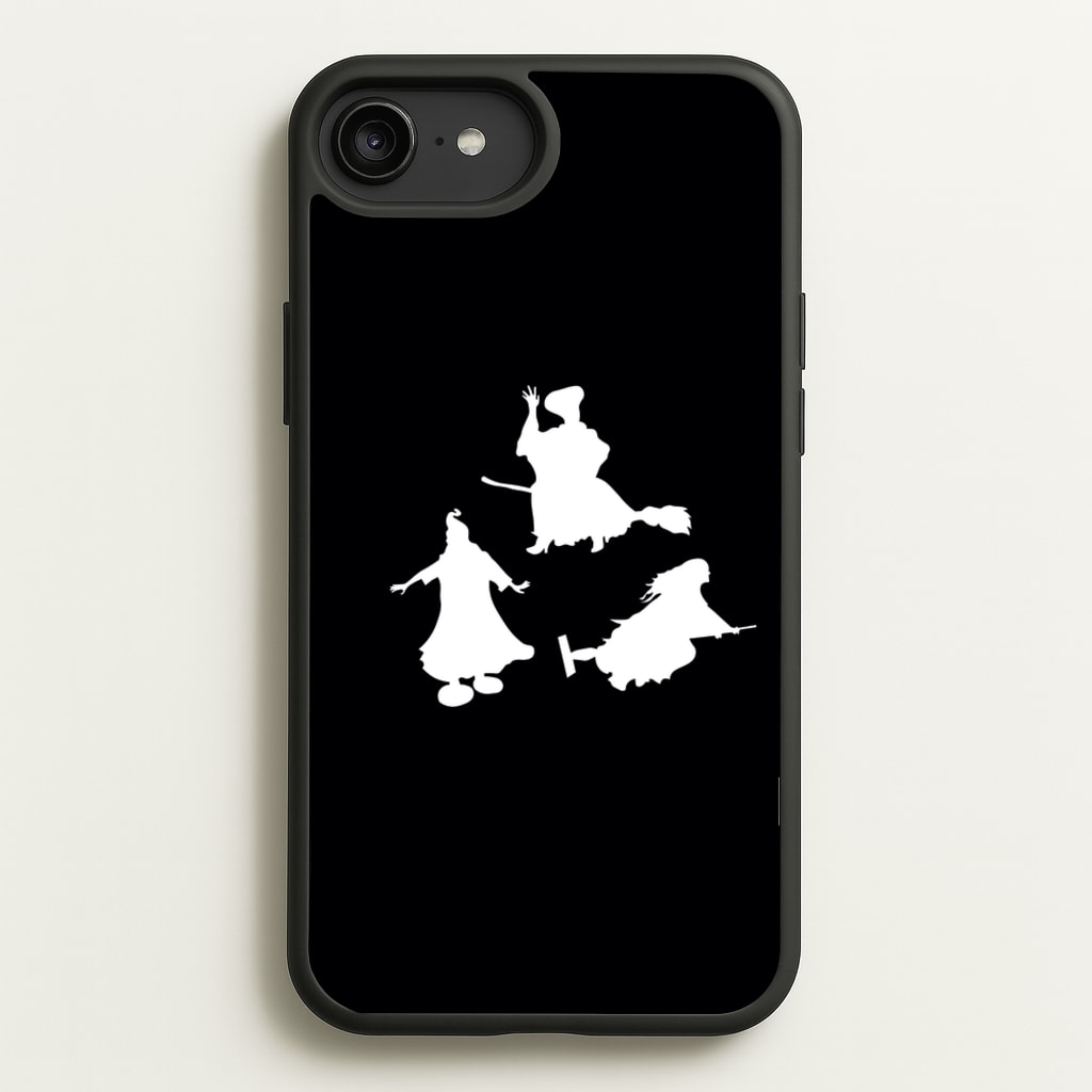 Witches Outline - Hocus Halloween - Halloween Phone Case for iPhone 6 Plus / 7 Plus / 8 Plus
