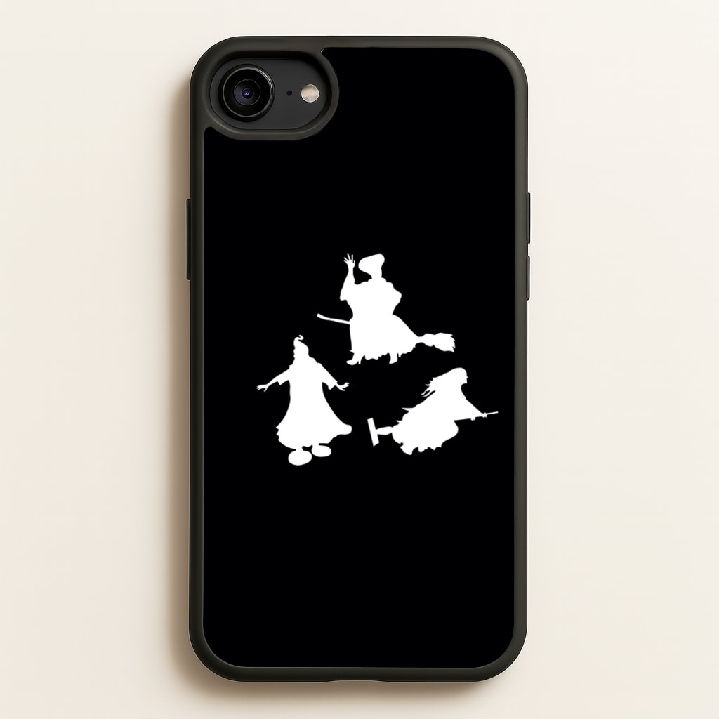 Witches Outline - Hocus Halloween - Halloween Phone Case for iPhone 6 / 7 / 8 / SE
