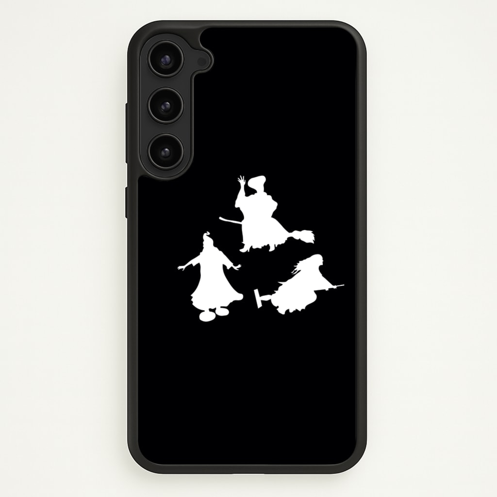 Witches Outline - Hocus Halloween - Halloween Phone Case for Galaxy S23