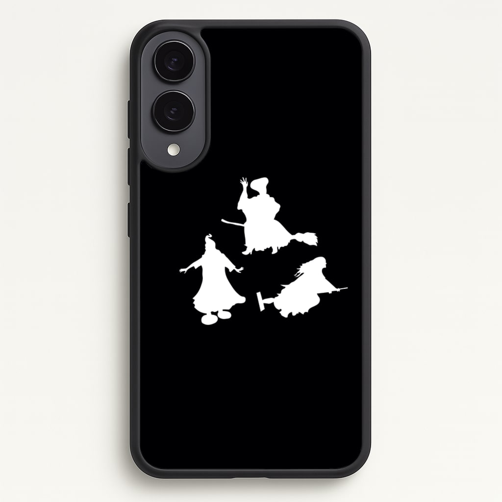 Witches Outline - Hocus Halloween - Halloween Phone Case for Galaxy S25 Edge