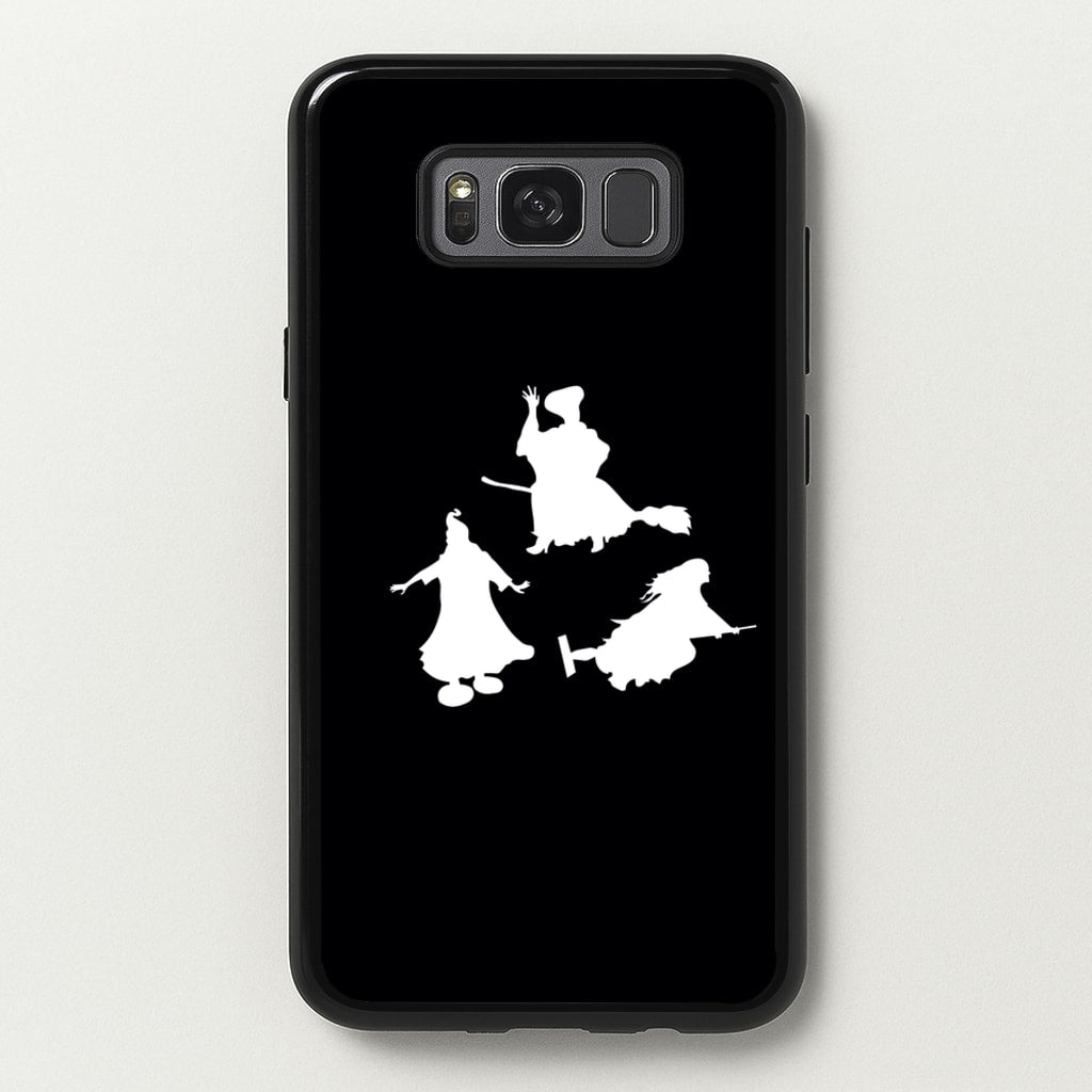 Witches Outline - Hocus Halloween - Halloween Phone Case for Galaxy S8 Plus
