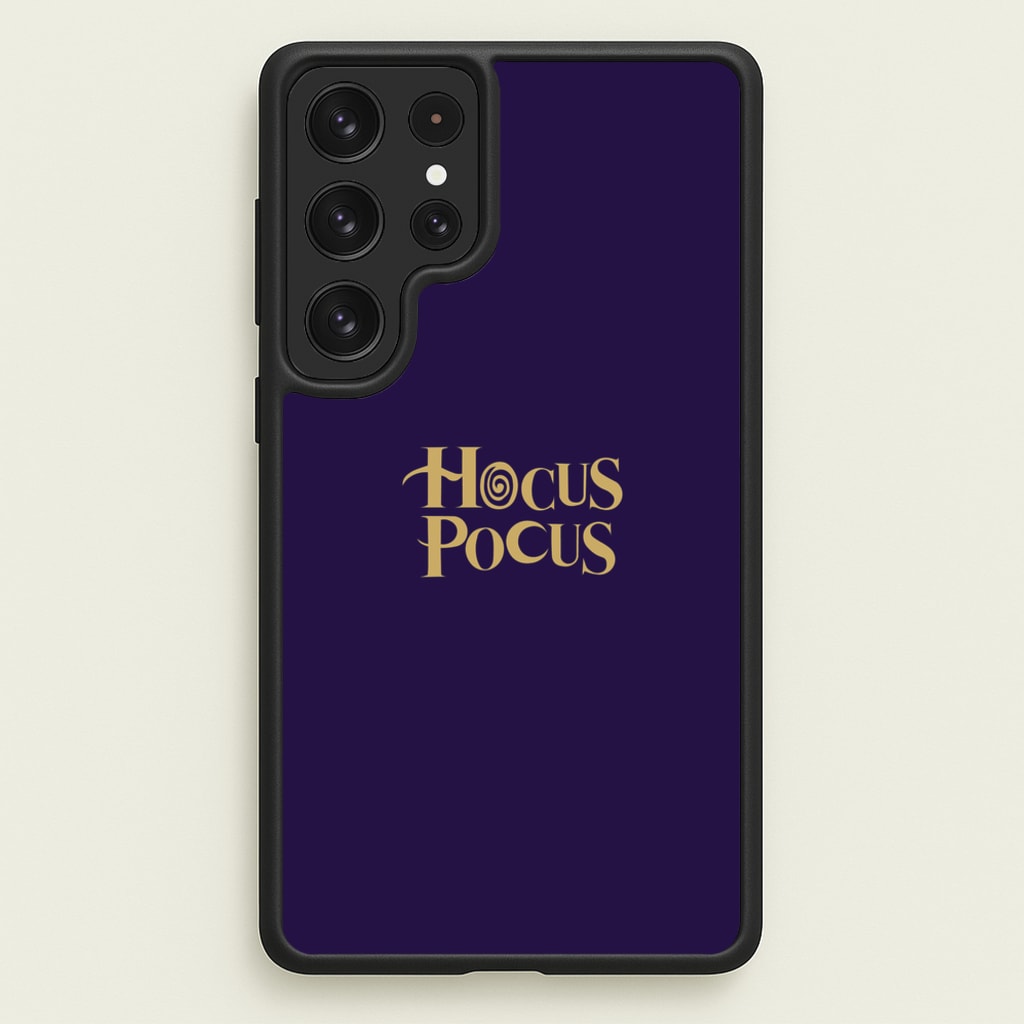 Text - Hocus Halloween - Halloween Phone Case for Galaxy S22 Ultra