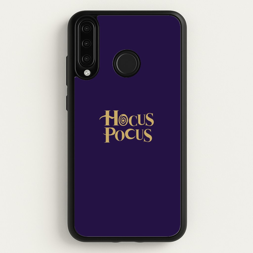 Text - Hocus Halloween - Halloween Phone Case for Huawei P30 Lite