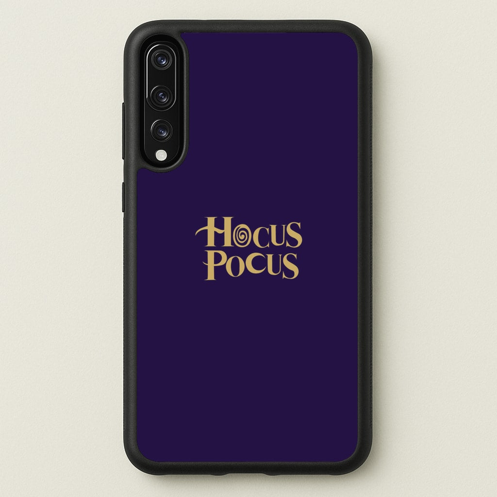 Text - Hocus Halloween - Halloween Phone Case for Huawei P20 Pro