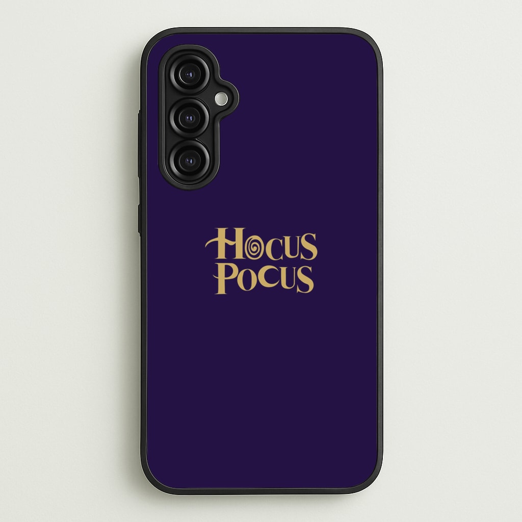 Text - Hocus Halloween - Halloween Phone Case for Galaxy A14