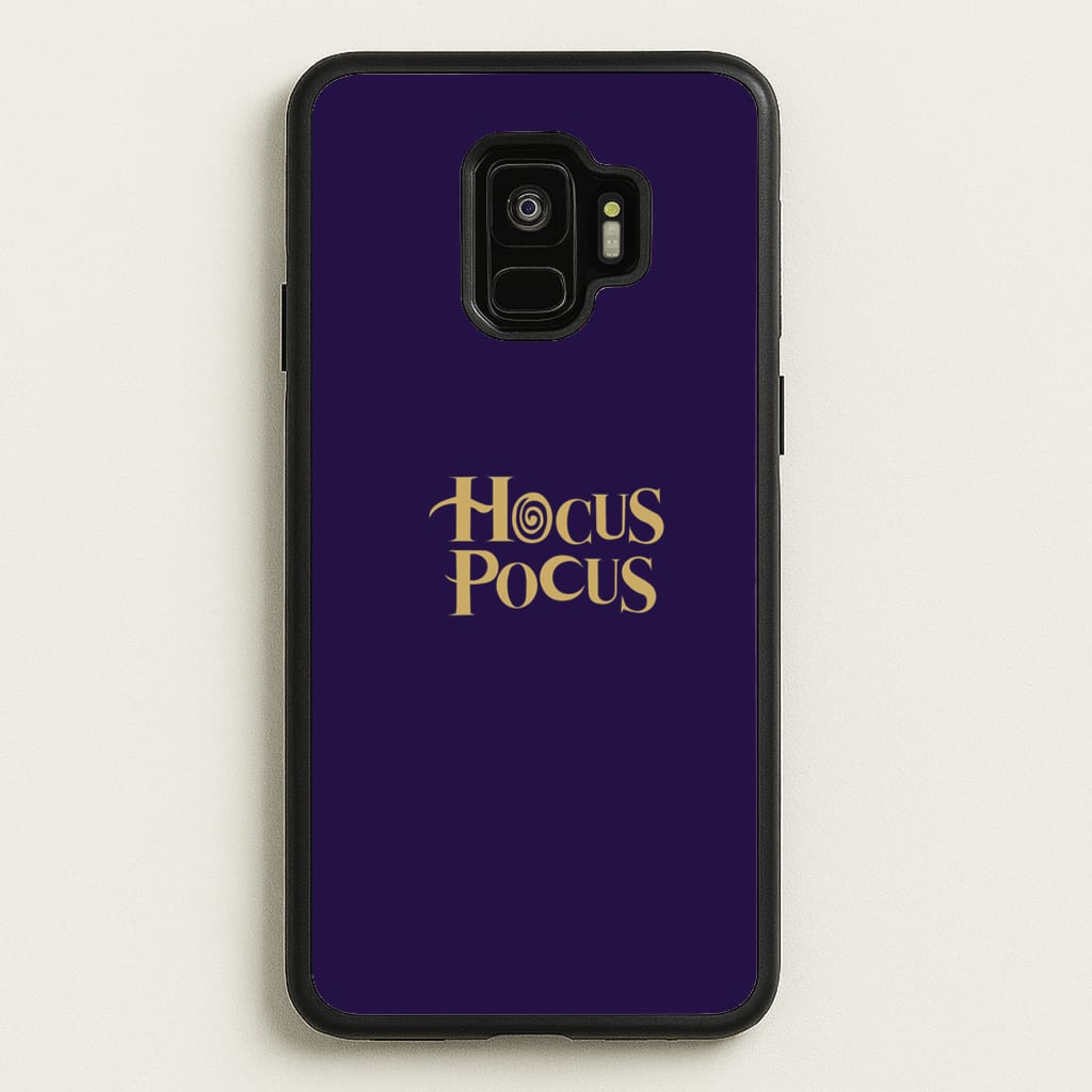 Text - Hocus Halloween - Halloween Phone Case for Galaxy S9