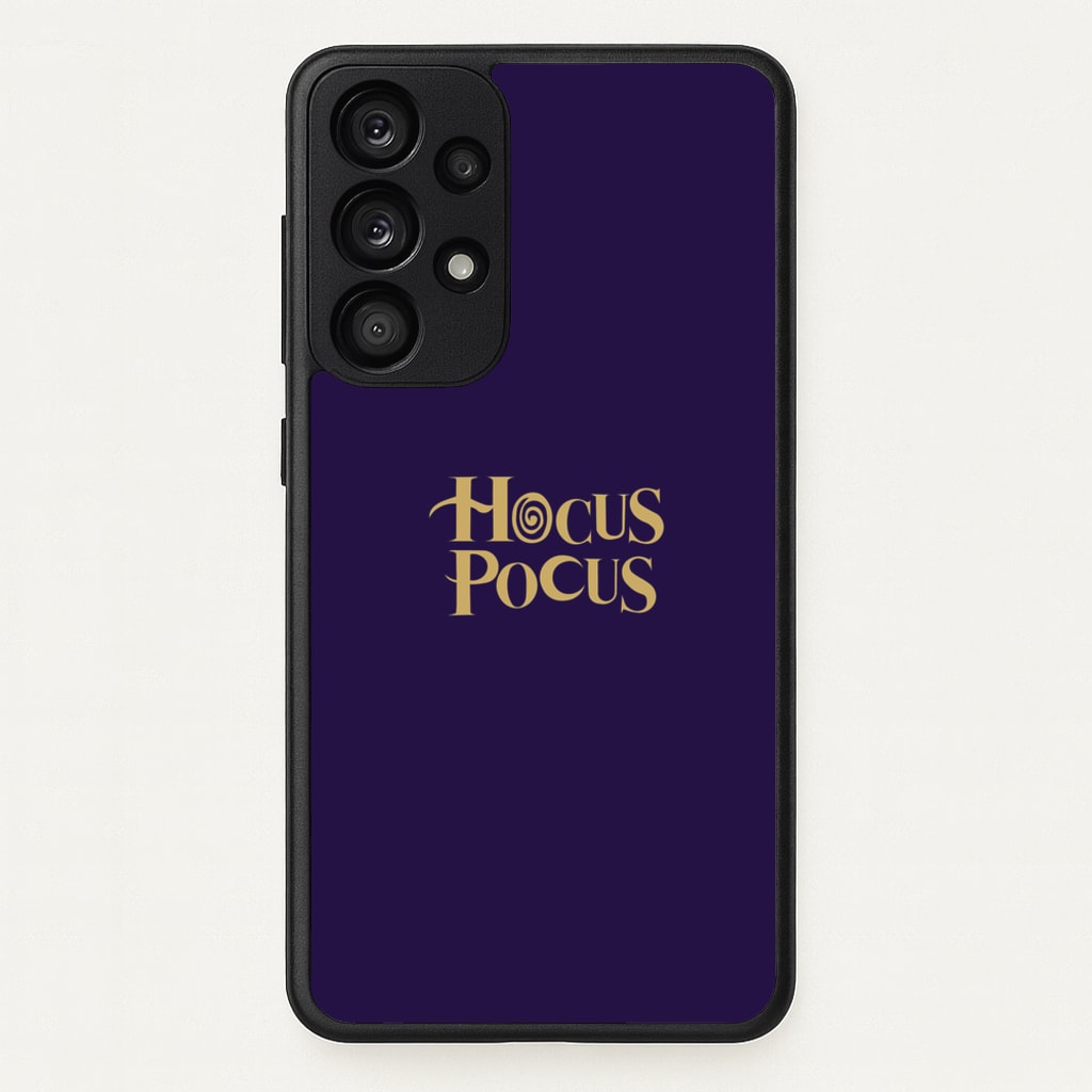 Text - Hocus Halloween - Halloween Phone Case for Galaxy A53