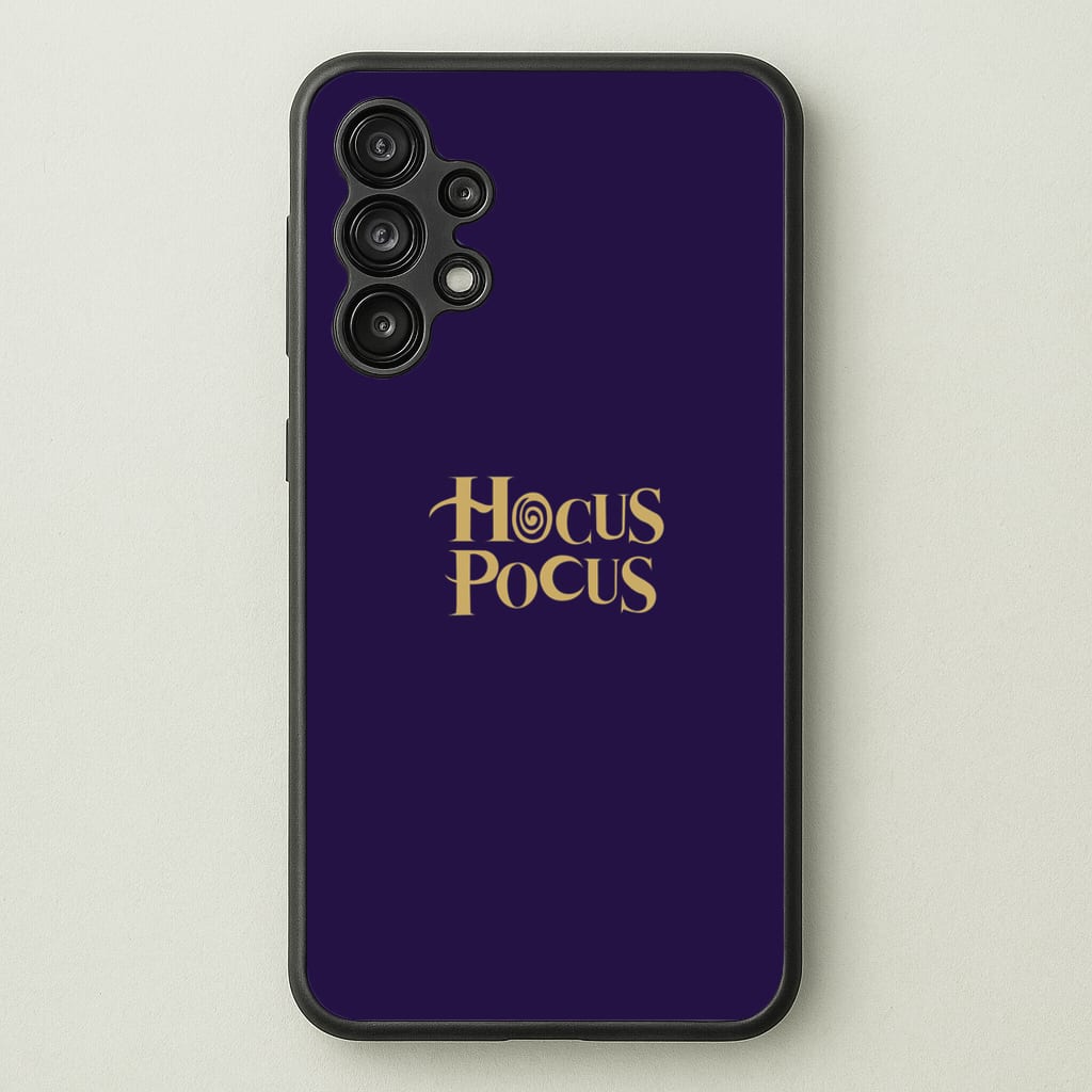 Text - Hocus Halloween - Halloween Phone Case for Galaxy A13