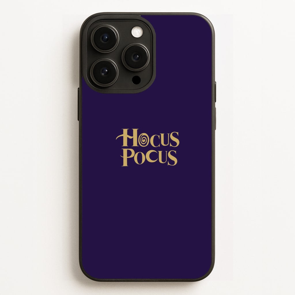 Text - Hocus Halloween - Halloween Phone Case for iPhone 12 Pro Max