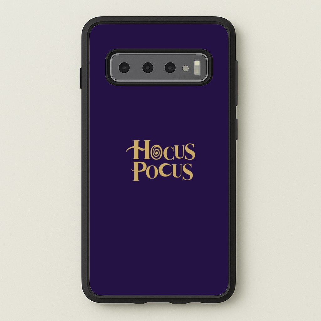 Text - Hocus Halloween - Halloween Phone Case for Galaxy S10 Plus