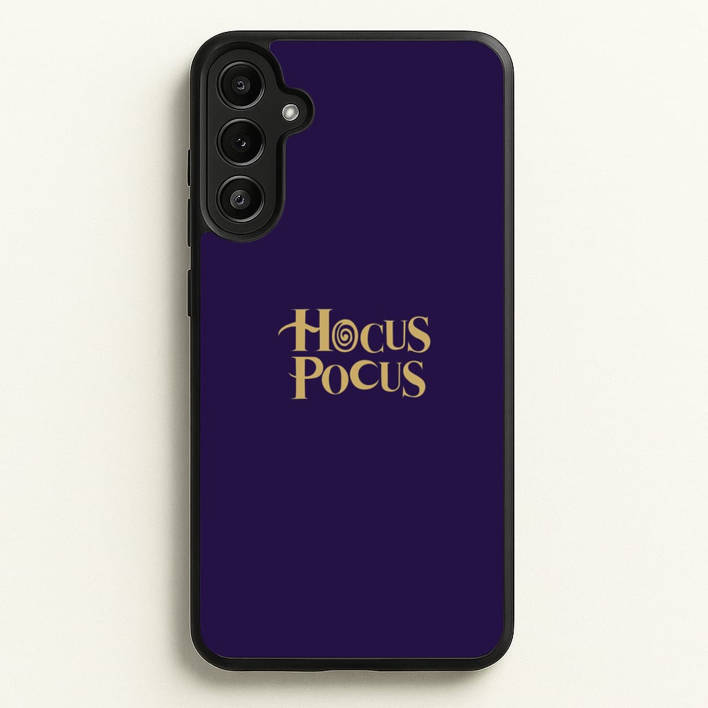 Text - Hocus Halloween - Halloween Phone Case for Galaxy A34