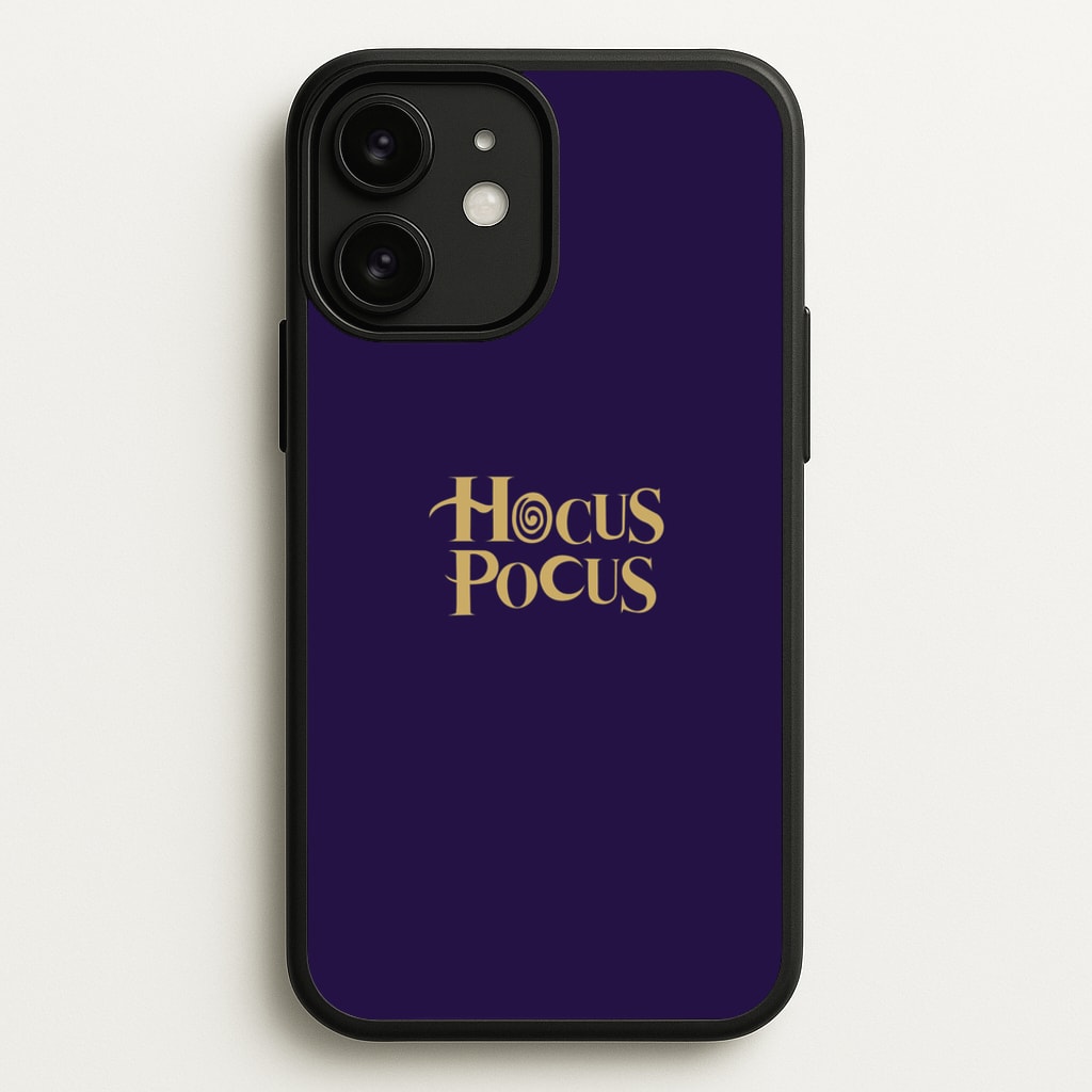 Text - Hocus Halloween - Halloween Phone Case for iPhone 11