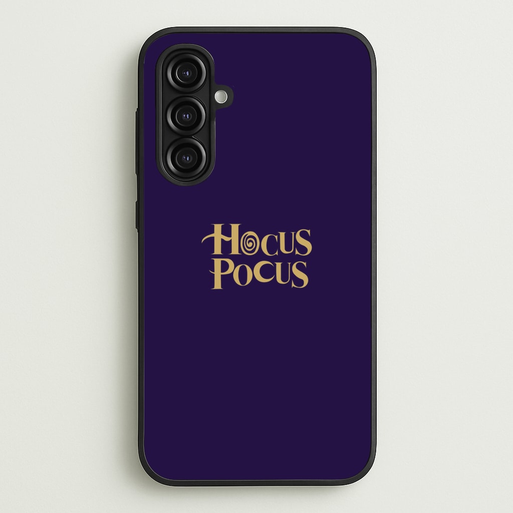 Text - Hocus Halloween - Halloween Phone Case for Galaxy A16