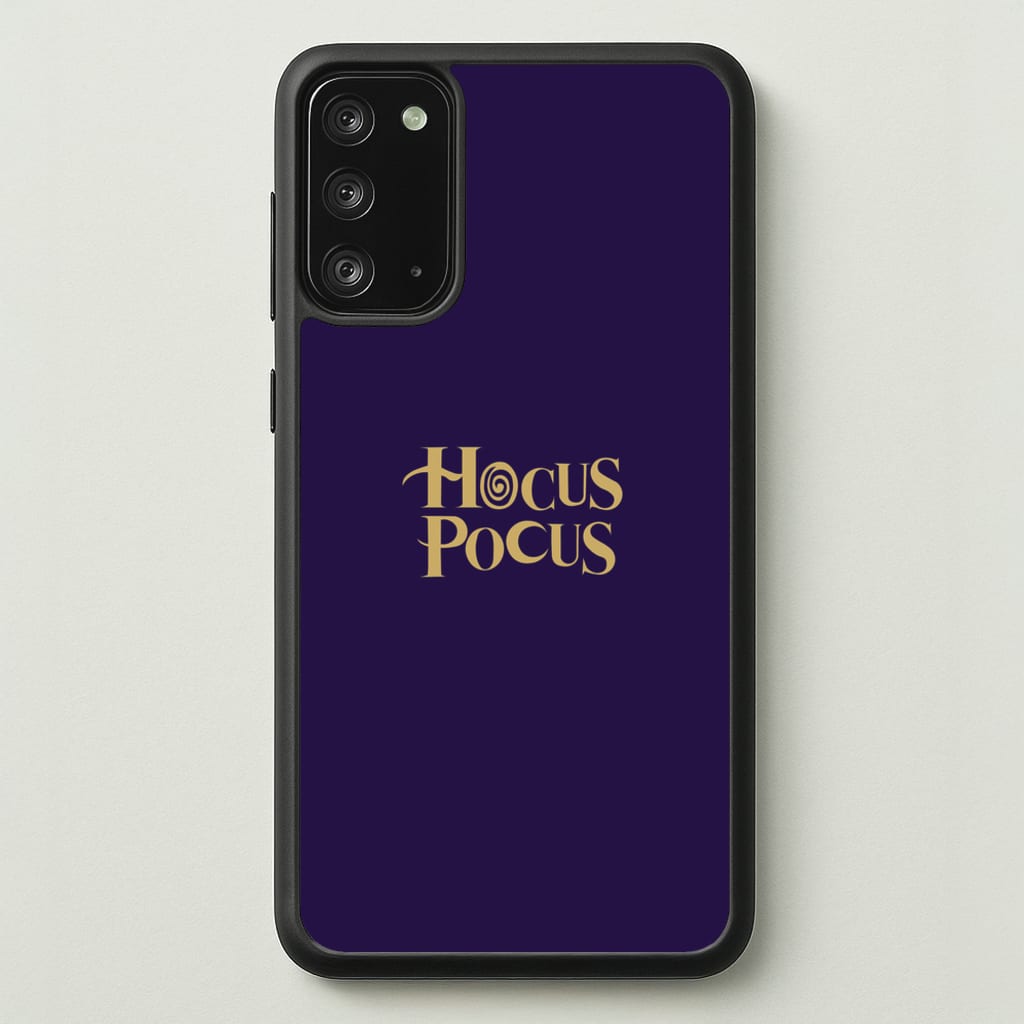 Text - Hocus Halloween - Halloween Phone Case for Galaxy Note 20