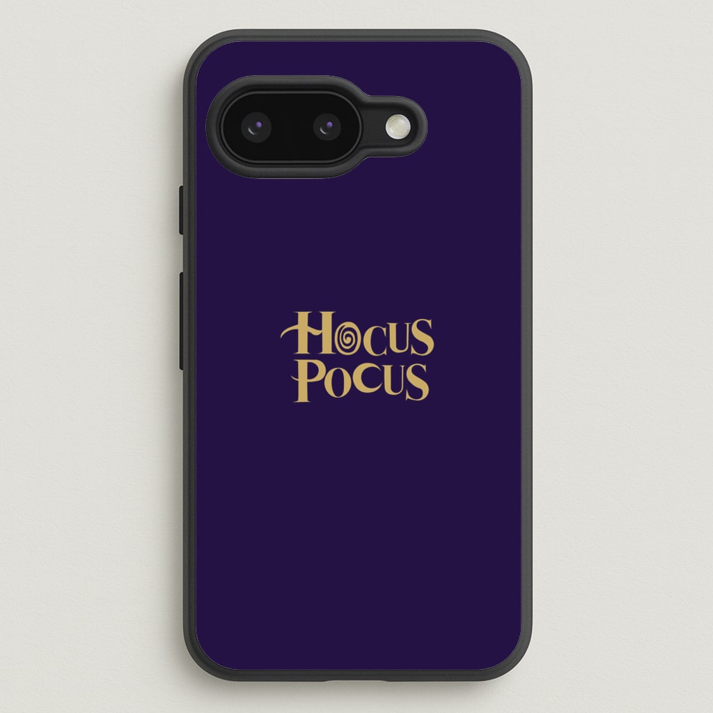 Text - Hocus Halloween - Halloween Phone Case for Google Pixel 9a