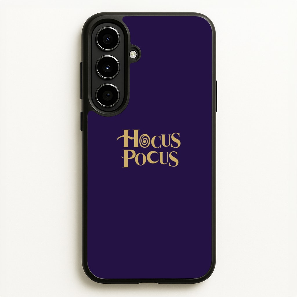 Text - Hocus Halloween - Halloween Phone Case for Galaxy A56