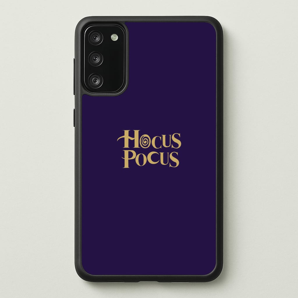 Text - Hocus Halloween - Halloween Phone Case for Galaxy A41