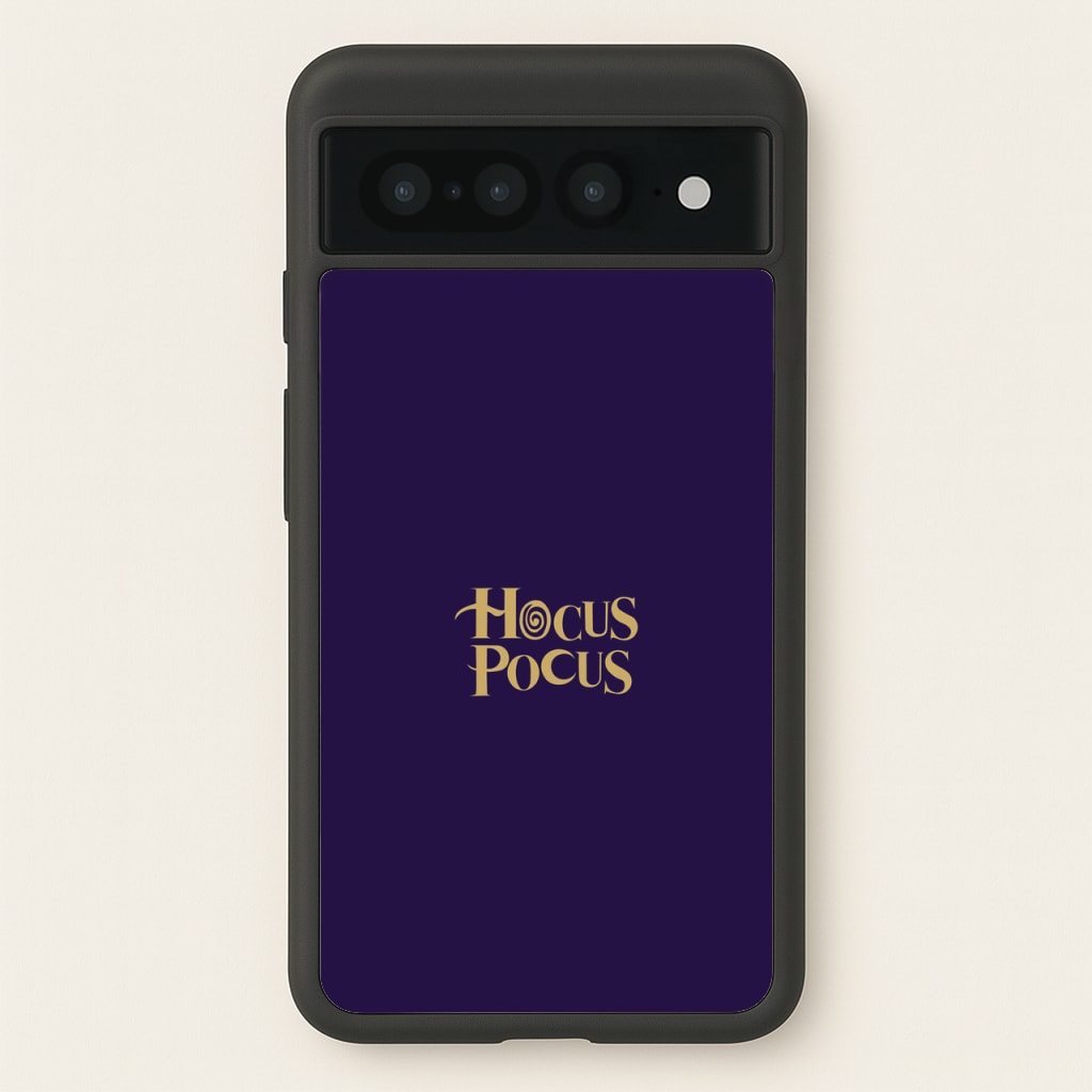 Text - Hocus Halloween - Halloween Phone Case for Google Pixel 7 Pro
