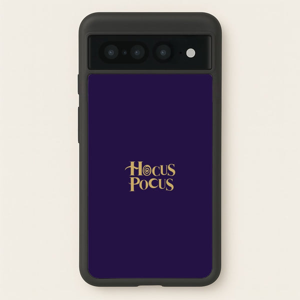 Text - Hocus Halloween - Halloween Phone Case for Google Pixel 7 Pro