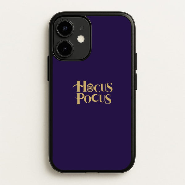 Text - Hocus Halloween - Halloween Phone Case for iPhone 12 Mini