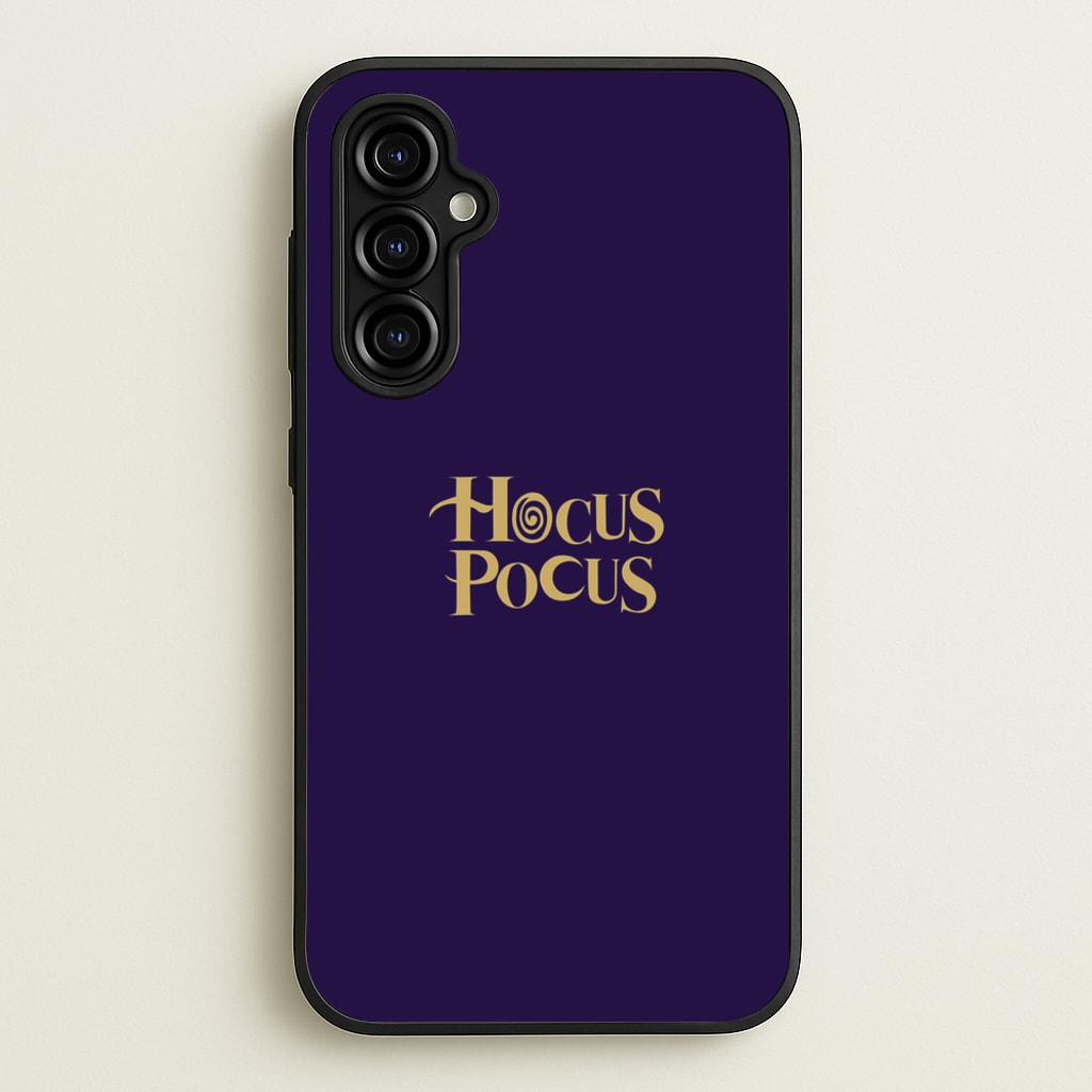 Text - Hocus Halloween - Halloween Phone Case for Galaxy A54